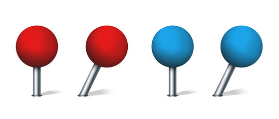 3d map pin. Map location pin. Navigation marker on the map. Vector clipart isolated on white background.