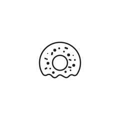Obraz premium Donut logo