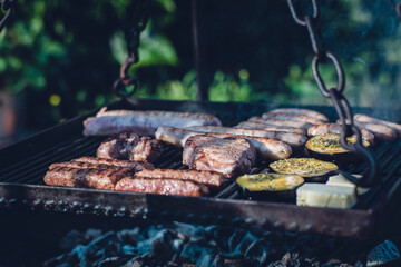 barbecue sausage and shrimp