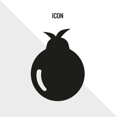 Pear vector icon illustration sign