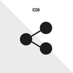 Share vector icon illustration sign