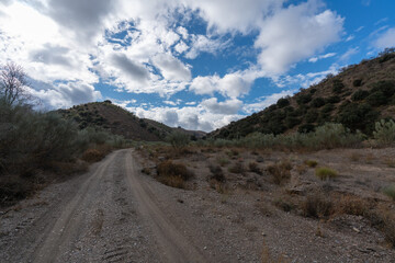dirt road in the mountains