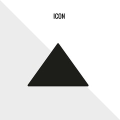 Triangle vector icon illustration sign