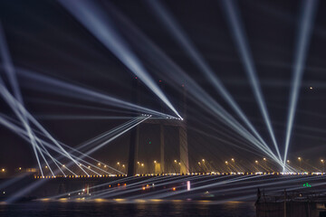 Obraz premium bridge at night