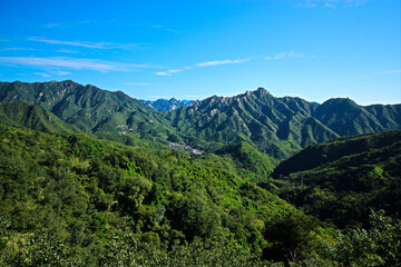 Fototapeta na wymiar Krajobraz gór w Chinach
