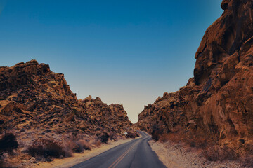 road in the desert