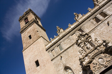 Fragment of Church of Sant Joan del Mercat in Valencia, Spain