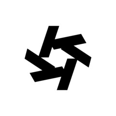 abstract flat symbol tech modern 