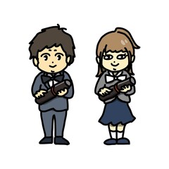 卒園式のイラスト