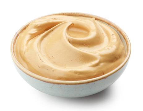 bowl of whipped caramel coffee cream
