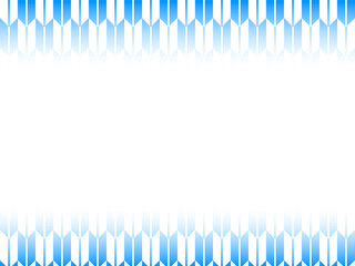 矢絣グラデーションフレーム：縦：青