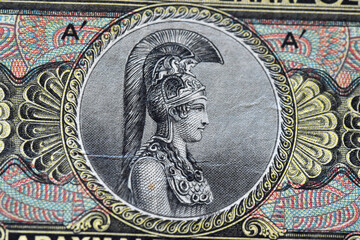 unos billetes de banco de Grecia