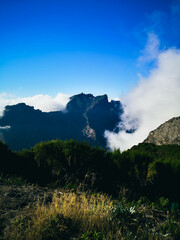 Viewpoint at hill Eira do Serrado Madeira Island