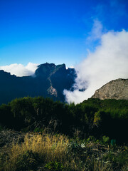 Viewpoint at hill Eira do Serrado Madeira Island