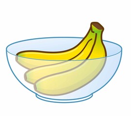 新鮮な美味しいバナナ