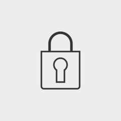 Lockpad vector icon illustration sign