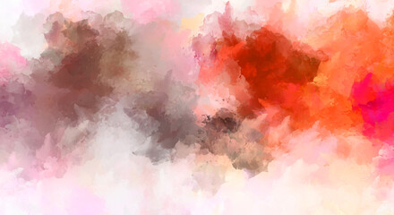 Brushed Painted Abstract Background. Brush stroked painting. Artistic vibrant and colorful wallpaper.