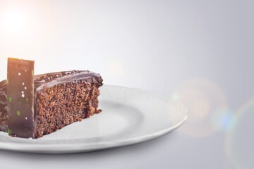 Honey cake dessert, tasty sweet cake dessert