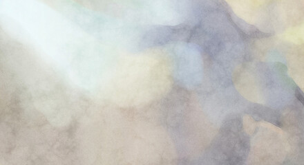 Watercolor abstract painting with pastel colors. Soft color painted illustration of calming composition for poster, wall art, banner, card, book cover or packaging. Modern brush strokes painting.