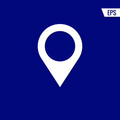 Location vector icon illustration sign