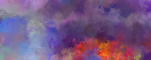 Artistic vibrant and colorful wallpaper.Brushed Painted Abstract Background. Brush stroked painting.