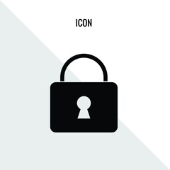 Lockpad vector icon illustration sign