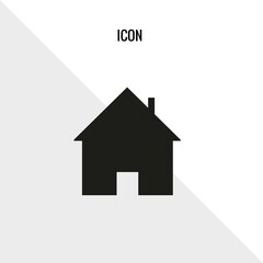 House vector icon illustration sign