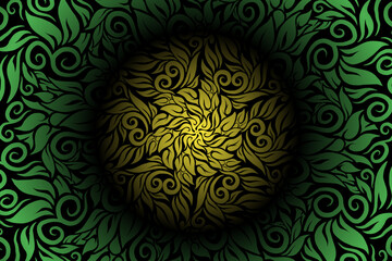 seamless colourful caleidoscope gradient flower art pattern of indonesian traditional tenun batik ethnic dayak ornament for wallpaper ads background sticker or clothing