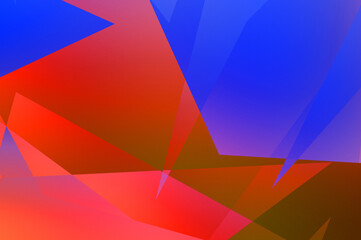 Design illustration with geometric shapes. Abstract background with triangular shapes. Colorful graphic wallpaper.