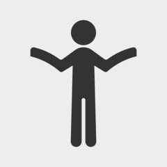 Surprise vector icon illustration sign