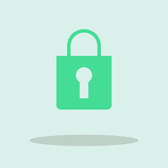 Lockpad vector icon illustration sign