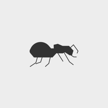 recommend clip art: Ant vector icon illustration sign