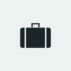 Briefcase vector icon illustration sign