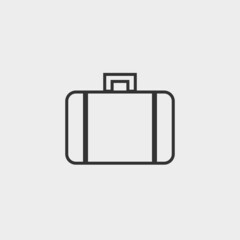 Briefcase vector icon illustration sign