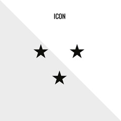 Stars vector icon illustration sign