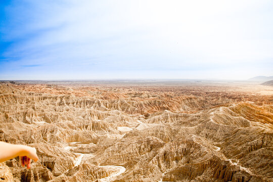 looking into land
