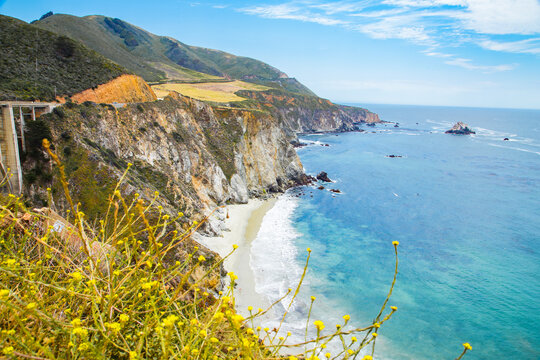 view of the coast of the sea