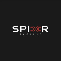 Spider. Logo template.