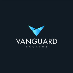 Obraz premium Vanguard. Logo template.