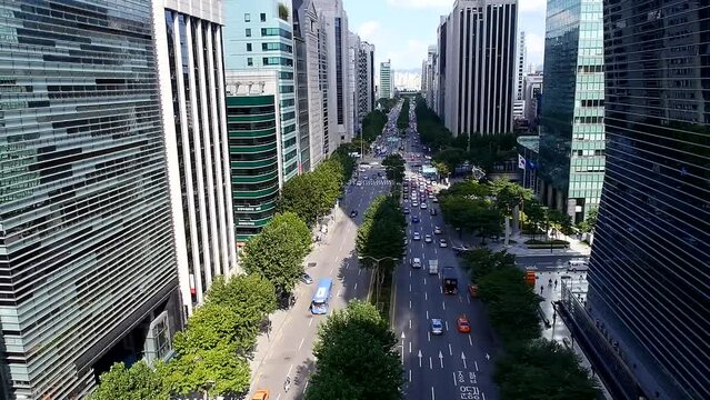 대한민국의 빌딩숲 항공뷰
