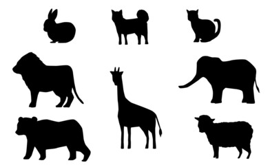 動物シルエット