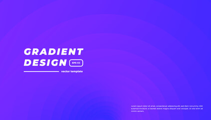 Purple gradient geometric background. Circle shape vector Illustration