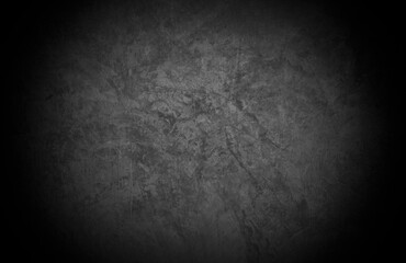 Old wall texture cement dark black gray  background abstract grey color design are light with white gradient background.
