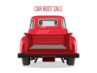 Car Boot Sale on illustration graphic vector