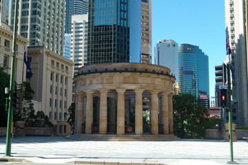 Fototapeta na wymiar Brisbane City Streets and Buildings also the Brisbane River Day and Night