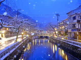 Foto op Canvas 城崎温泉の冬の夜景 © sakura
