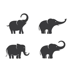 Elephant logo illustration