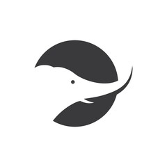 Elephant logo illustration