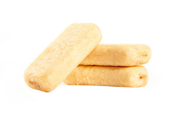 Fototapeta na wymiar Rice crackers isolated on white background.