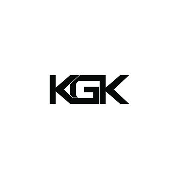 kgk letter original monogram logo design